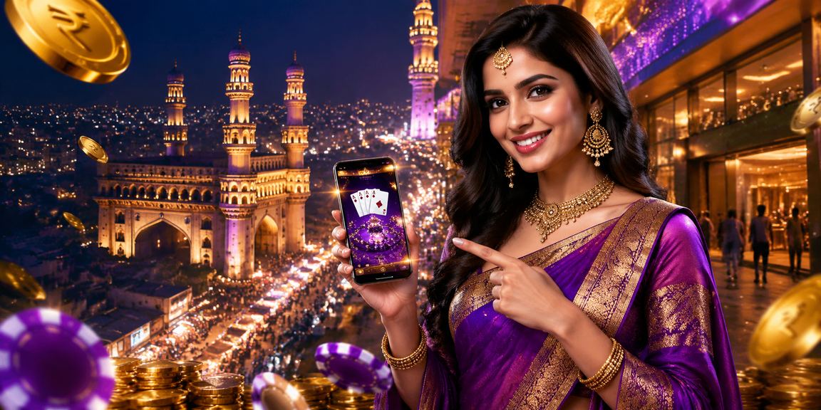 Teen Patti game being played near Charminar Hyderabad
